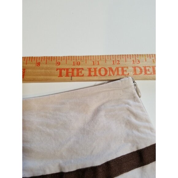 Bamboo Traders Women's Skirt Size 4P Beaded Peacock Feathers Cotton Lined A line - Picture 8 of 12